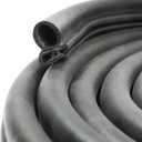 ESEWALAS 10FT/20FT Universal Automotive Door Seal Strip, U-Shape Car Door Rubber Seal Strip Trim Seal with Side Bulb, Self-Adhesive Car Weather Stripping Seal Strip, Home Applications (20Ft) (20Ft)