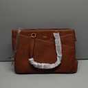 LOVEVOOK Laptop Bag for Women,15.6 Inch Laptop Tote Bag for Women,Vintage Leather Work Tote Bags Computer Teacher Bag,Waterproof Business Office Briefcase Bible Bag