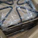 Upgraded WB31X20643 Grates Replacement Parts for GE Stove Parts Burner Grate, GE Cooktop Parts Metal Steel Surface Grate Kenmore Hotpoint Gas Range Parts Stove Top Grate Square Burner Wok Rack 4 pcs