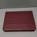 DTTO for iPad (A16) 11th Generation Case 11 Inch 2025, iPad 10th Generation Case 10.9 Inch 2022, Premium Leather Business Folio Stand Cover with Pencil Holder - Auto Wake/Sleep, Burgundy Red