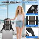Large Clear Backpack Transparent Heavy Duty School Clear Bookbag See Through Bag Boys and Girls for College Work Travel Security, Semi Black