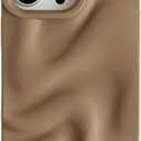 Caseative for iPhone 13 Pro Case,Water Ripple Pattern Wave Compatible with iPhone Case (Coffee,iPhone 13 Pro)