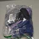 Real Essentials 5 Pack: Women's Dry-Fit Short Sleeve V Neck T Shirt Workout Fitness Yoga Top Tee  (Medium)