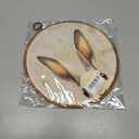 Shiviody Vintage Easter Bunny Canvas Wall Art Decor, Rustic Farmhouse Spring Cottage Easter Bunny Rabbit Round Hanging Frame Prints Decorations for Home Bedroom Living Room 10"x10"