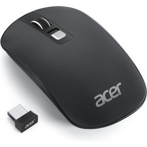 acer Computer Mouse Wireless, 2.4G Slim USB Wireless Mice with USB Receiver, 800/1200/1600 Adjustable DPI Optical Laptop Mouse with 4 Buttons, Portable for Laptop, Desktop, PC
