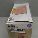 bella 4 Slice Slim Toaster, Fitsanywhere™ Kitchenware, 6 Setting Shade Control with Reheat & Cancel Buttons, Fits Sourdough, 10” Long Slot, Anti Jam & Auto Shutoff, 900 Watt, Blossom