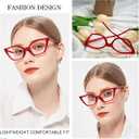 MARE AZZURO Blue Light Blocking Glasses for Women, Oversied Nerd Gaming Glasses for Computer