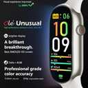 FITVII Slim Fitness Tracker AMOLED with Blood Oxygen, Blood Pressure, 24/7 Heart Rate and Sleep Tracking, IP68 Waterproof Activity Trackers and Smart Watches with Step Tracker, Pedometer for Women Men