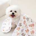 12 Pcs Small Dog Blanket Fleece Puppy Blankets Washable Pet Blankets for Cats Soft Flannel Paw Printed Throw for Guinea Pig Indoor Kittens Doggie (23 X 16 Inch, White, Dark Gray, Pink, Camel)