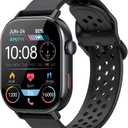 Smart Watch GPS, 2.06"HD AMOLED Display Smartwatch for Men/Women(Answer/Make Call),110+ Workout Mode, 5 ATM Water-Resistance, Heart Rate/Sleep Monitor /Stress, Pedometer Running Watch for Android/iOS