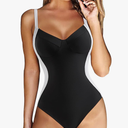 RXRXCOCO Women Slimming Tummy Control One Piece Swimsuits V Neck Crisscross Back Bathing Suit
Size Small