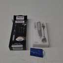 Milk Frother Handheld Rechargeable, Frother Wand Drink Mixer Electric Whisk for Coffee, Detachable With 3 Stainless Whisks, Hand Mixer for Lattes, Cappuccino, Matcha, Egg, No Stand,Black