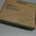 Bathroom Faucets for Sink 3 Hole, Hurran 4 inch Brushed Nickel Bathroom Sink Faucet with Pop-up Drain and Supply Lines, Stainless Steel Centerset Faucets for Sink Vanity RV