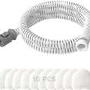 Replacement CPAP Tubing for ResMed AirMini Tube & 10-Pack Airmini Supplies Filters Combo, as Flexible as OEM | Compatible with ResMed Airmini CPAP Machine & P10 Nasal Pillows & N20 & N30 Nasal Masks
