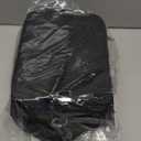 Mancro Breast Milk Cooler Travel Bag with Ice Pack, Double Layer Baby Bottles Bag for Daycare Fits 6 Baby Bottle up to 9 Ounces, Breast Pump Bag for Nursing Moms with Shoulder Strap, Black