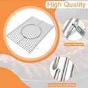 64815 Spirit Grill Grate for Weber Replacement Parts GBS for Weber GS4 Spirit II & I 200 SER E210 S210 E215 E220 S220 S-215 for Weber Spirit 2 Grates Parts 7637 67022 69800 69799 63832 Stainless Steel