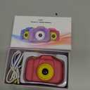 Kids Camera for Girls Age 3-10, Pink Kids Digital Camera with 1080P Video, 8MP Photo, 32GB Card, Lanyard, Toy Camera Birthday for Girls Boys Ages 3 4 5 6 7 8