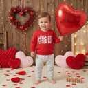 CIYCUIT Toddler Baby Boy Clothes Long Sleeve Sweatshirt Pants Set Fall Winter Outfits (0-6 Months, V2 Lover Boy)