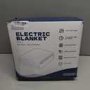 Electric Heated Throw Blanket - Jacquard Checkered Sherpa 50"x60" Fast Heating Bed Blankets with 6 Heating Levels & 4 Hours Auto Off, Over-Heat Protection ETL, Dark Green