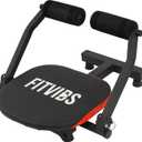 Fitvids Ab Crunch Total Body Workout with Resistance Bands, Instruction DVD and Exercise Guide Chart