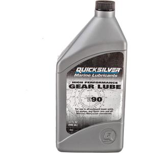 Quicksilver SAE 90 High Performance Gear Lube for Outboards and Sterndrives, 32 oz