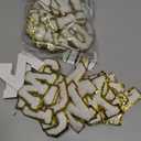 52 Pcs White Chenille Letter Patches Self Adhesive for Clothing,A-Z Varsity Letter Stickers Embroidered Sew on Repair Patches for Jackets Hats Backpack