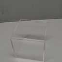 Marketing Holders 5" Acrylic Display Riser Box with One Open Side Versatile Clear Square Retail Merchandise Storage Bin or Product Platform