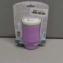 Infantino My 1st Tumbler, 9 Oz. Silicone Sippy Cup with Straw & Handle, Spill-Resistant Baby Cup for On-the-Go, BPA-Free Transition Bottle, Lilac