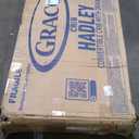 Graco Hadley 5-in-1 Convertible Crib with Drawer (Black)  Combo, Includes Full-Size Nursery Storage, Converts from Baby Crib to Toddler Bed, Daybed