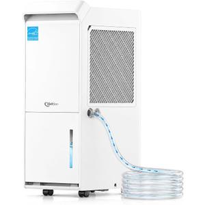Dehumidifier for Basement, Home and Garage, Max 100 Pint/Day 5000 Sq.Ft