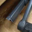 FYLICA Foldable Office Chair Set of 2 with PU Wheels Ergonomic Mesh Bouncing Back, Stackable Conference Room Chair, Office Guest & Reception & Meeting Chair (Black)