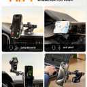 CHGeek Wireless Car Charger Phone Holder Mount, 15W Fast Charging Auto Clamping Phone Holders for Your Car Dashboard Windshield Air Vent Car Accessories for iPhone, Samsung Galaxy, Google Pixel etc