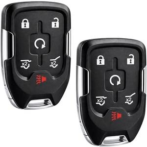 Smart Key Fob Keyless Entry Remote fits 2015-2020 Chevy Suburban/Tahoe/GMC Yukon + Yukon XL (HYQ1AA, 13580802), Set of 2