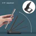 25W Wireless Charger,Foldable 2 in 1 Wireless Charging Station for Apple iPhone 16/16 Pro/15/14/13/12/11/Plus/SE/X/Airpods,PDKUAI 15W Fast Dual Wireless Induction Charge Stand for Samsung/LG (Black)