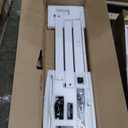 TIQLAB Standing Desk with Two Drawers, Stand Up Standing Desk Adjustable Height, Electric Sit Stand Table with Storage Shelf and Splice Board, 48 * 24 inch, Maple