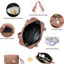 LARVENDER Luggage Sets 3 Piece, Hardside PP Carry On Suitcase with 360 Spinner Wheels TSA Lock Luggage Sets for Women, Mocha
