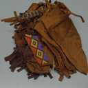 Jadive Women Native American Outfits Set Maiden Princess Dress up Indian Costume (Large)