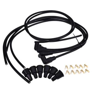 IEQFUE 4 Cylinder Universal Spark Plug Wire Set CPN12259 9N12259B Compatible with Ford/New Holland Tractor Models 2000 2N 4000 501 541 600 601