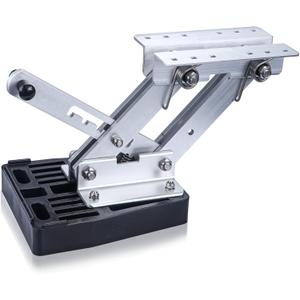 Marinebaby Boat Outboard Motor Bracket, Aluminum Boat Engine Support 20 HP