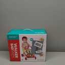 Sit to Stand Baby Walker, Activity Center with Music and Light, Activity Table for Toddlers, Push Toys for Babies Learning to Walk, Early Education Toys for Infant Boys Girls 6 Months Up (Blue)