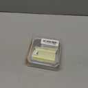 Post-it Note Dispenser, Sticky Note Holder, Black Base, Clear Top, Includes 50 Sheets of 3 in x 3 in Canary Yellow Pop-Up Notes, Classroom or Office Supplies