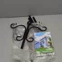 76 Inch Adjustable Double Shepherds Hooks for Outdoor Heavy Duty, Two Sided Garden Bird Feeder Pole for Hanging Plant Baskets, Solar Lights, Weddings Decor