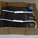 2 Row Aluminum Radiator 15553-72060 Replacement for Kubota B6100 B7100 B6100HST-DT B6100HST-E B7100HST-DT B7100HST-E
