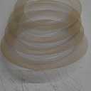 Textured Gold Rope Rim Plastic Charger Plates - 13" (Pack of 4) - Elegant & Durable for Entertaining, Dining, and Decor