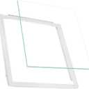 Refrigerator Shelf Frame 241969501 with 240443384 Glass Refrigerator Crisper Pan Cover Compatible with Frigi. daire Refrigerator Replace FFSS2615TE0, LFSS2612TE0, FGEX26D6QF0 by Fetechmate - 2 PCS (Refrigerator Shelf Frame With Glass)