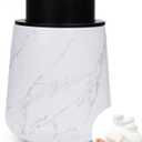 Bosilunlife Ceramic Foaming Soap Dispenser - 12 oz Marble Foam Hand Wash Dispenser Bathroom Countertop Soap Dispensers Kitchen Dish Soap Pump Dispenser Liquid Soap Dispenser for Bathroom
