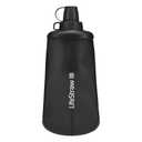 LifeStraw Peak Series - Collapsible Squeeze Bottle Water Filter System  650ml for Trail Running, Through Hiking, Travel, Cycling, and Fishing; BPA-Free; Mountain Blue (22 Ounces)