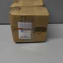 2 x TERESA'S COLLECTIONS Halloween Decorations LED Jack-O-Lantern Pumpkin Lantern Battery Operated,Cute Spooky Orange Metal Lantern with Candle for Home,Yard,Table Top,Trick Or Treat,Gifts for Party (Medium)