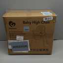 3 in 1 Baby High Chair, Bellababy Adjustable Convertible Chairs for Babies and Toddlers, Compact/Light Weight/Portable/Easy to Clean (Grey)