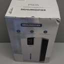 Dehumidifier,Dehumidifier for Home, 120 OZ Water Tank, (1000 sq.ft) Dehumidifier for Room, Bathroom, Bedroom, RV, Closet with Humidity monitoring, Auto Shut Off,7 Colors LED Light, Sliver